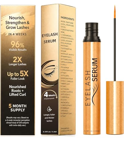 Amazon.com: Nuvega Lash - Vegan Eyelash Serum & Eyebrow Serum for